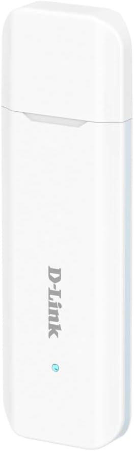 D-Link DWM-222W Chiavetta USB 4G LTE AX300 Wi-Fi 6, Dongle SIM Portatile, Stick LTE Plug & Play, 150 Mbps, WPA3, Fino a 8 Dispositivi, Hotspot Mobile per PC, Notebook, Mac, Linux