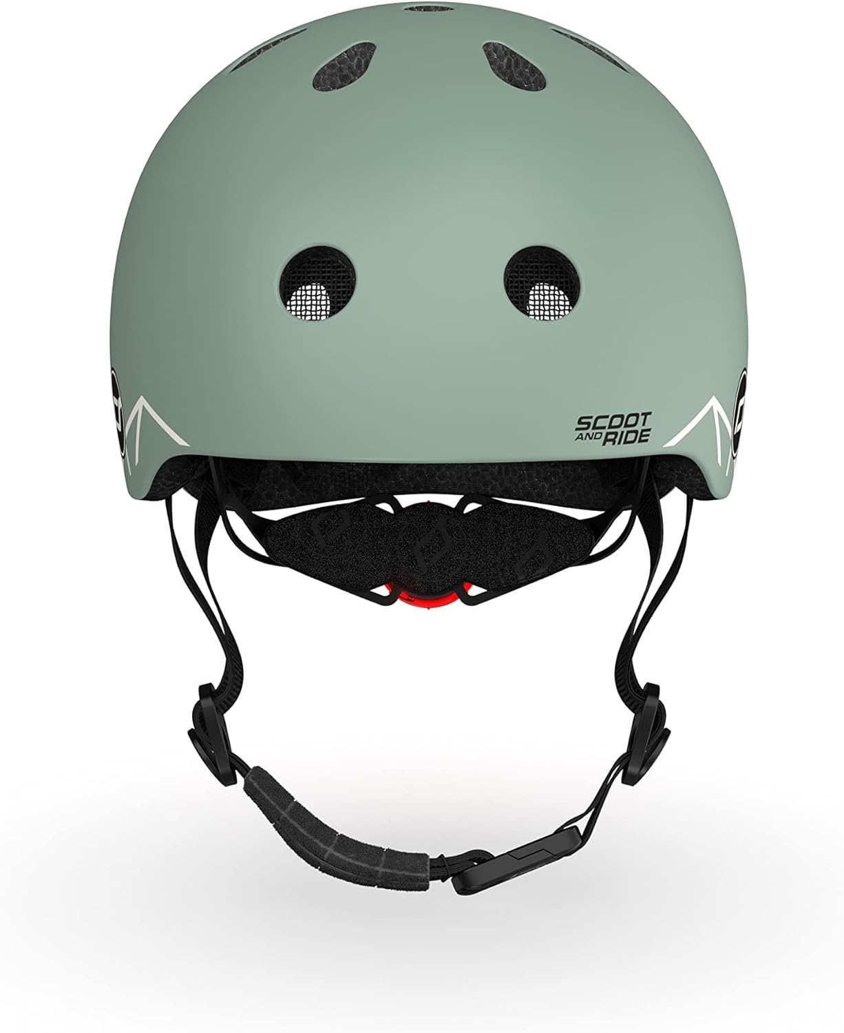 Scoot And Ride - Lifestyle Bicycle Helmet 45-51 Cm - Green Lines (96562)