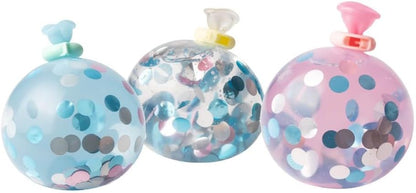 Doctor Squish Mini Squishy Maker Creative Set for Kids Ages 5+ with Confetti and TPR Balloons