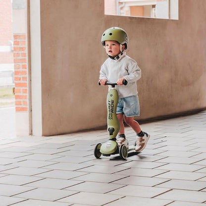 Scoot And Ride - Kids Helmet S-M - 51 - 55Cm - Olive (00008)