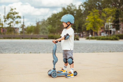 Scoot & Ride Beschermset XX - Small - verstelbare knie- en elleboogbeschermers, lichtgewicht en duurzaam ontwerp, ademende stof voor actieve kinderen - staal