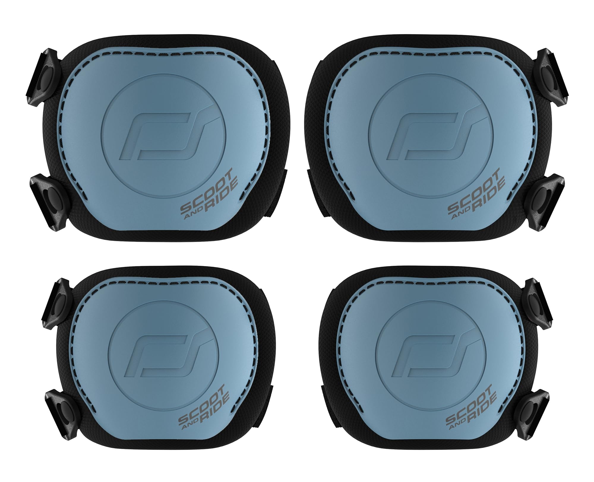 Scoot & Ride Protective Set S kinderbeschermers, elleboogbeschermers, kniebeschermers, beschermingsuitrusting voor kinderen vanaf 5 jaar