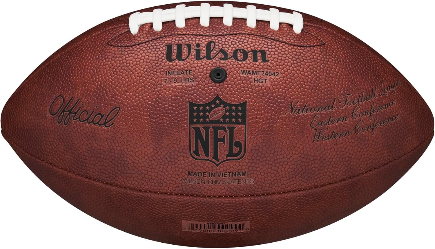 Wilson NFL Duke Replica Throwback American Football (Brown, Official)