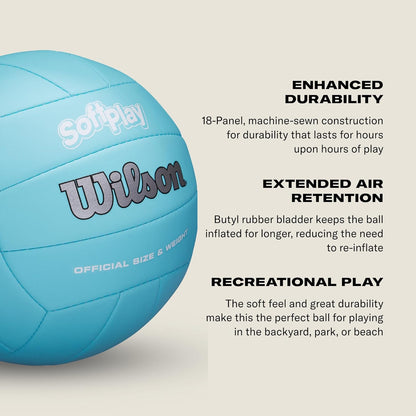 Wilson Palloni da pallavolo Soft Play – taglia ufficiale