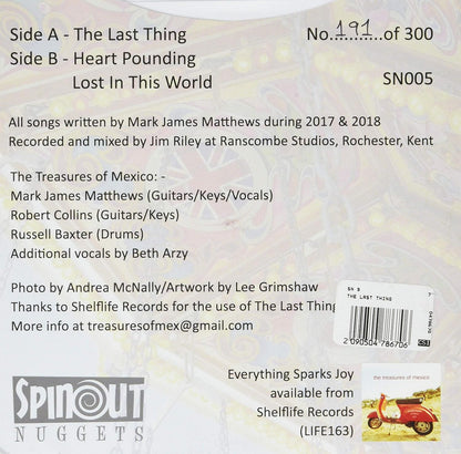 Treasures Of Mexico - The Last Thing (7 Single)