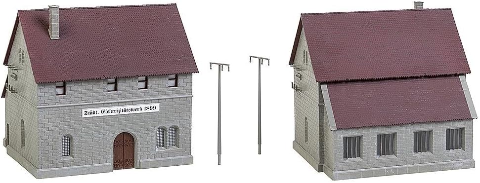 FALLER FA 130943 - Elektriciteitsfabriek met stuur, Accessoires voor de modelspoorweg, modelbouw