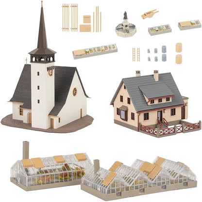 FALLER 239010 Action Set Village Track Gauge N