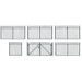 Faller FA180004 Iron Railings Kit 200x19mm I HO Gauge