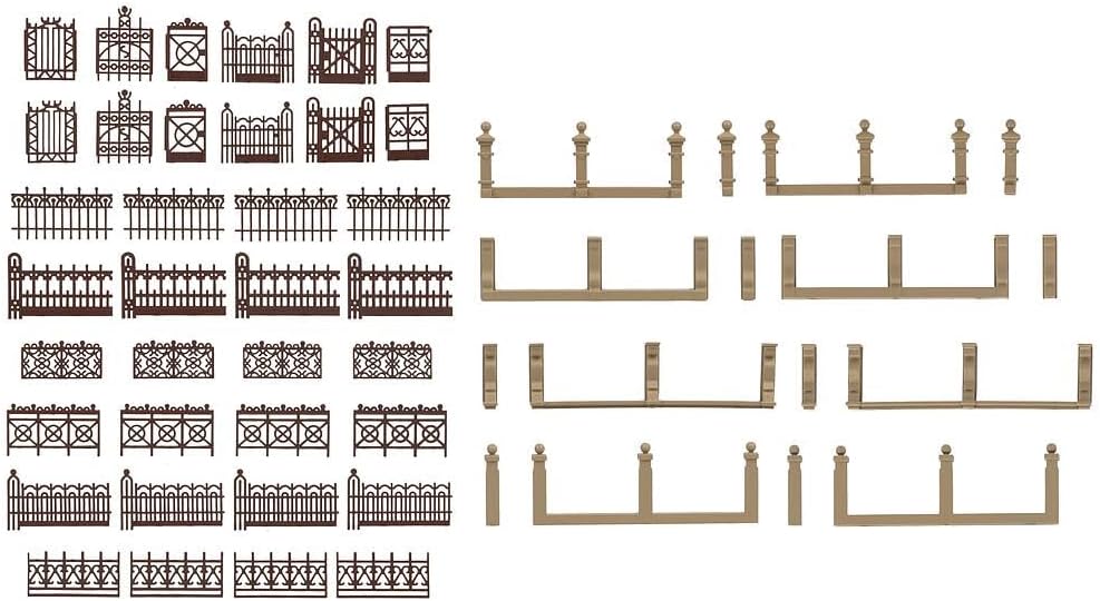 Faller 180425 Villa Fence, Brown, Track Gauge H0