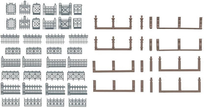 Faller 180426 – Villa Fence, Grey – Gauge H0