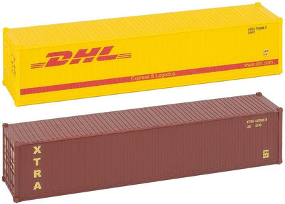 Faller 182056-40' Container DHL and Xtra - Gauge H0