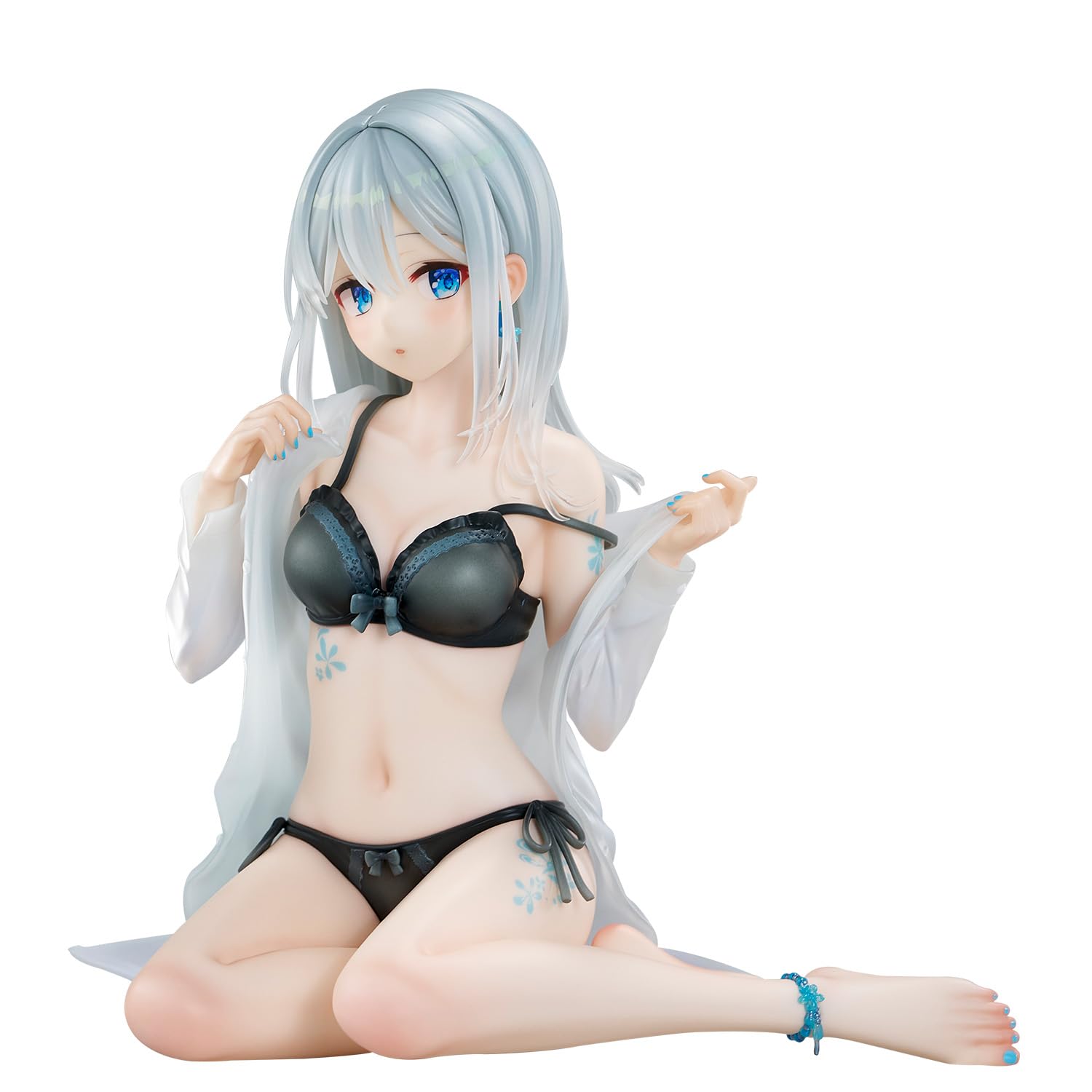 Fumi Illustration Okigae Ginka-chan ~ Sky Blue Morning ~ Limited Costume Ver.", Non échelle, PVC et ABS, Figurine finie peinte