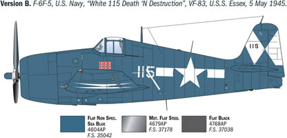 Italeri Grumman Hellcat F6 F-3 Fighter Plane