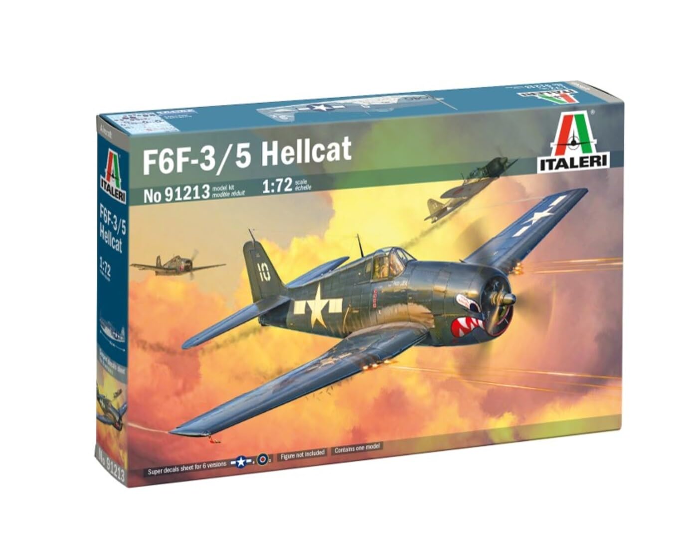 Italeri Grumman Hellcat F6 F-3 Fighter Plane