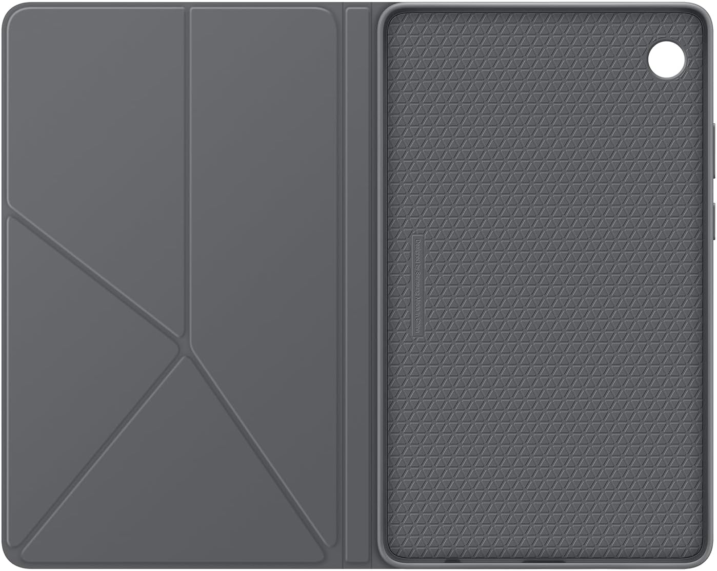Samsung Book Cover Custodia a libro con copertina posizionabile e doppia visualizzazione per Galaxy Tab A11, Black