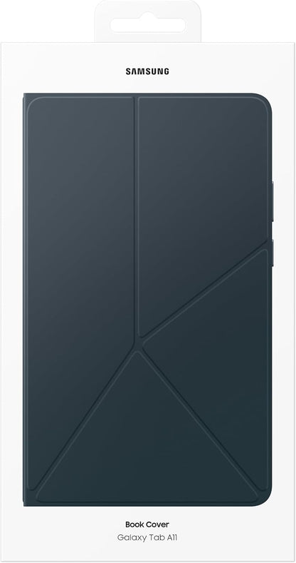 Samsung Book Cover Custodia a libro con copertina posizionabile e doppia visualizzazione per Galaxy Tab A11, Black