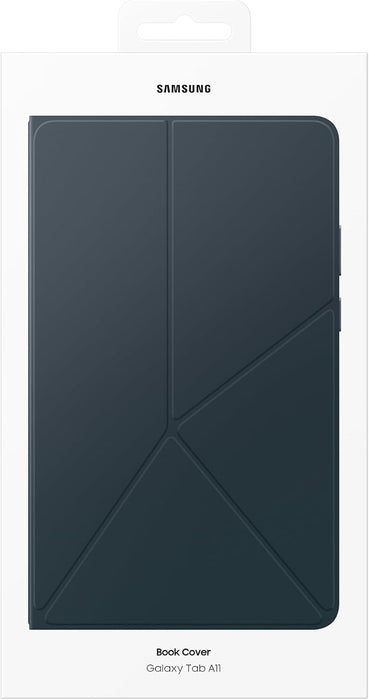 Samsung Book Cover Custodia a libro con copertina posizionabile e doppia visualizzazione per Galaxy Tab A11, Black