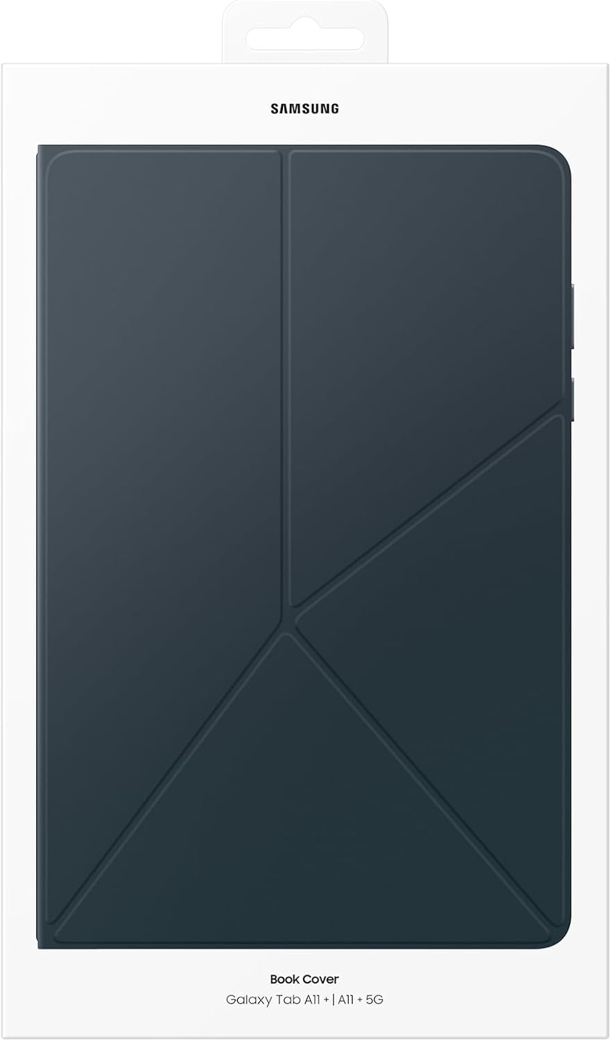 Samsung Book Cover Custodia a libro con copertina posizionabile e doppia visualizzazione per Galaxy Tab A11+, Black