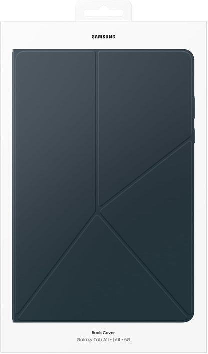 Samsung Book Cover Custodia a libro con copertina posizionabile e doppia visualizzazione per Galaxy Tab A11+, Black