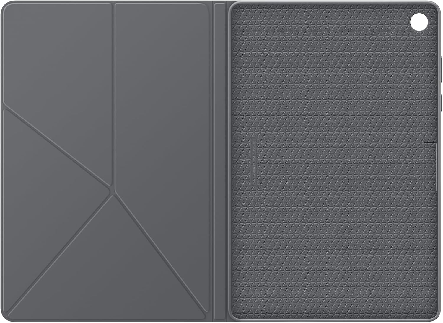Samsung Book Cover Custodia a libro con copertina posizionabile e doppia visualizzazione per Galaxy Tab A11+, Black