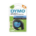 DYMO LetraTag Plastic Labels | Authentic | 12 mm x 4 m Roll | Black Print on Blue Labels | Self-Adhesive Multipurpose Labels for LetraTag Label Makers