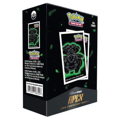 Ultra Pro Apex Deck Protectors - Pokemon Neon Kanto - Venusaur (105ct