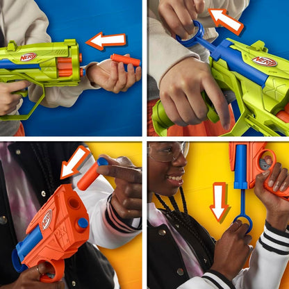 Nerf N-Series Triple Action Pack, 3 Blasters, 12 fléchettes N1, à partir de 8 ans