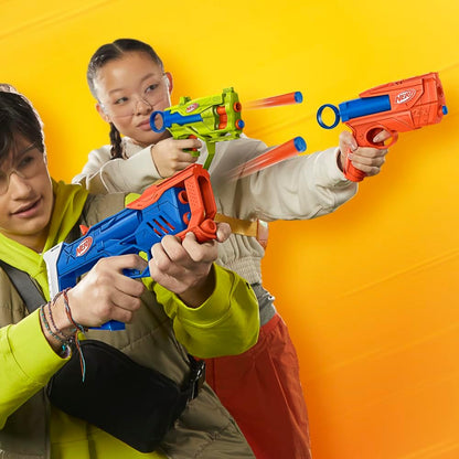 Nerf N-Series Triple Action Pack, 3 Blasters, 12 fléchettes N1, à partir de 8 ans