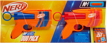 Nerf N Series Duo Pack, comprend 2 blasters Ward, 12 fléchettes N1 compatibles uniquement avec les blasters de la série N, jeux de plein air pour enfants, à partir de 8 ans