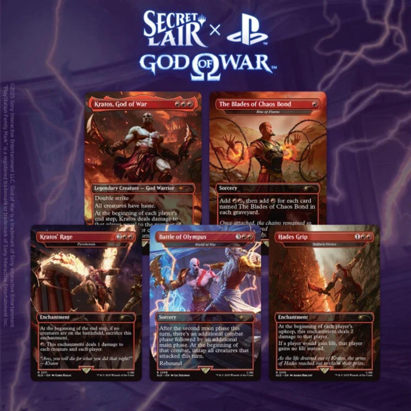 Magic the Gathering Secret Lair x God of War: Greek (Non-Foil