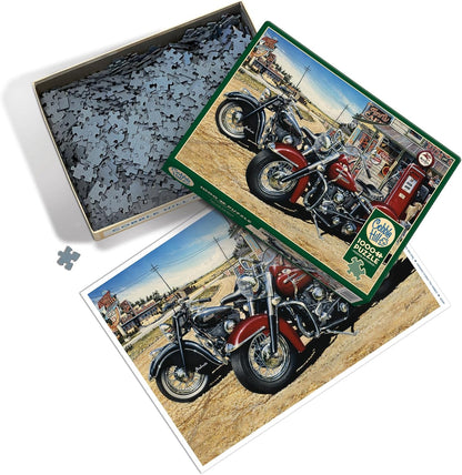 Cobble Hill 1000 Piece Puzzle - Two for The Road - Sample Poster Included