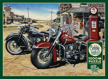 Cobble Hill 1000 Piece Puzzle - Two for The Road - Sample Poster Included
