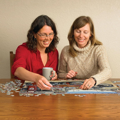 Cobble Hill 1000 Piece Puzzle - Two for The Road - Sample Poster Included