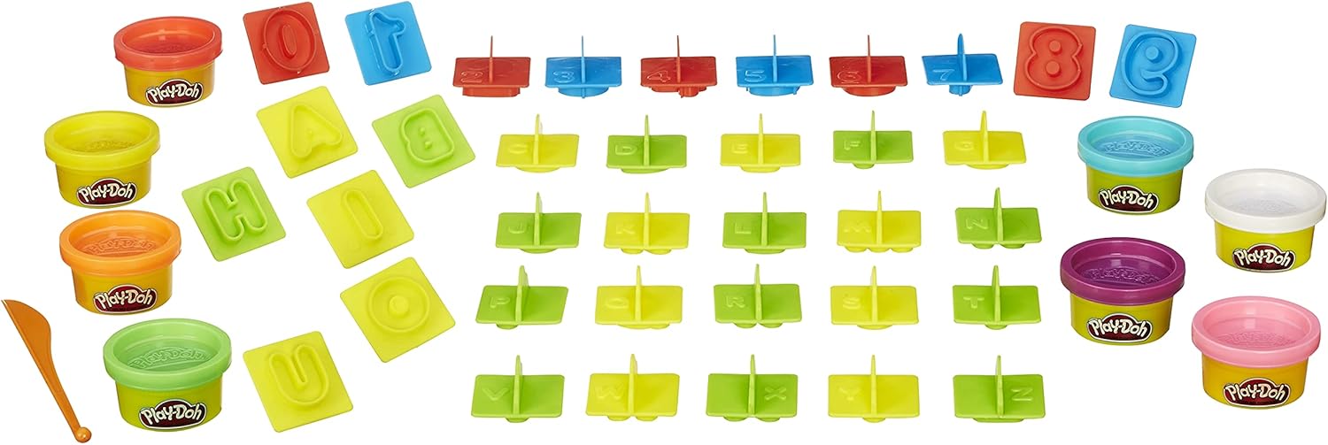 Play Doh Numbers Letters Fun Mould