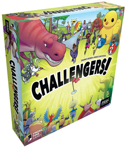 Z-Man Games Challengers | Jeu de société | À partir de 10 ans | 1 à 8 joueurs | 45 minutes de temps de jeu ou plus