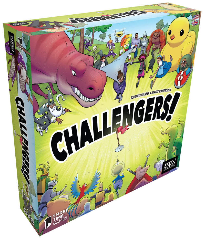 Z-Man Games Challengers | Jeu de société | À partir de 10 ans | 1 à 8 joueurs | 45 minutes de temps de jeu ou plus