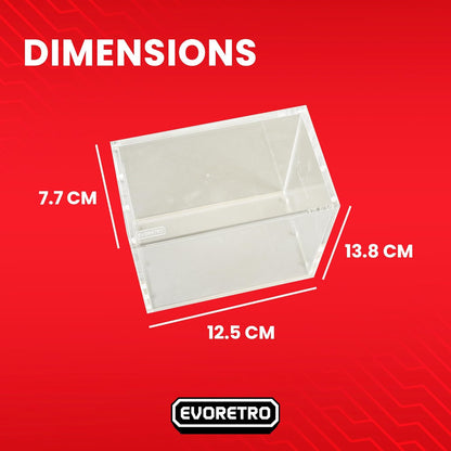 Acrylic Case for Pokémon Booster Box – 5mm Thick UV-Resistant Display with Magnetic Lid, Transparent Storage Protector with Logo – Premium Collector Display Case for Cards – Pack of 1