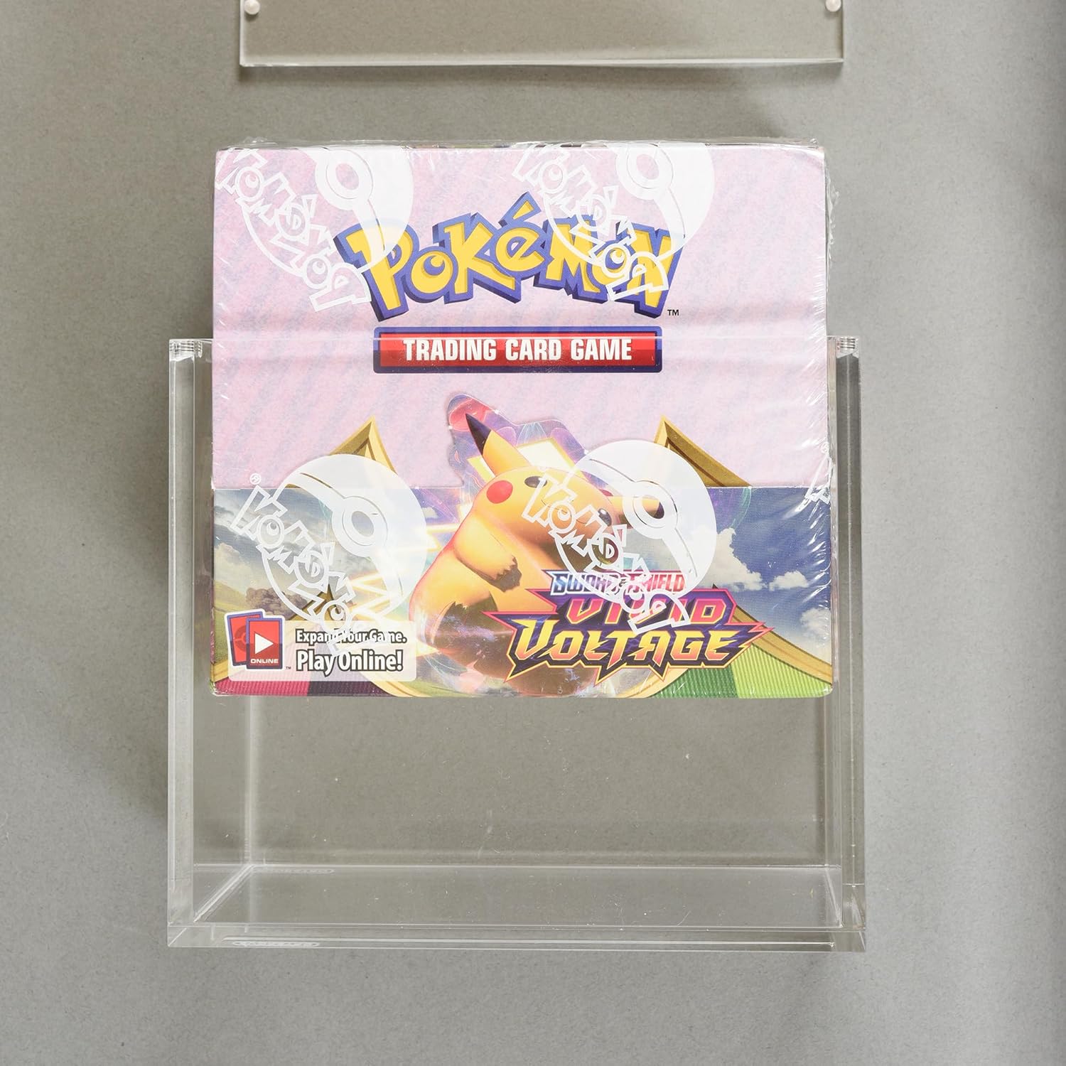 Acrylic Case for Pokémon Booster Box – 5mm Thick UV-Resistant Display with Magnetic Lid, Transparent Storage Protector with Logo – Premium Collector Display Case for Cards – Pack of 1