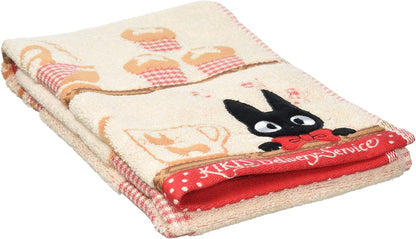 Marushin Kiki's Delivery Service Handtuch Jiji 34 x 80 cm Studio Ghibli Mikrofaser Handtuch