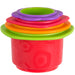 Playgro Ciotole per bagnetto, 4 pezzi, Giocattoli per bebè, A partire da 9 mesi, Senza Bisfenolo A, Multicolore, 40217