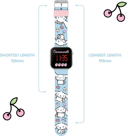 Kids Licensing - Cinnamoroll Sanrio LED Watch for Girls