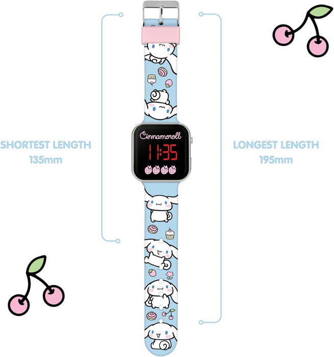 Kids Licensing - Cinnamoroll Sanrio LED Watch for Girls