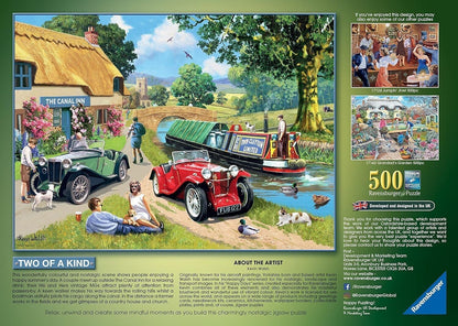 Ravensburger Two of a Kind 500 Piece Jigsaw Puzzle for Adults and Kids Age 10 Years Up