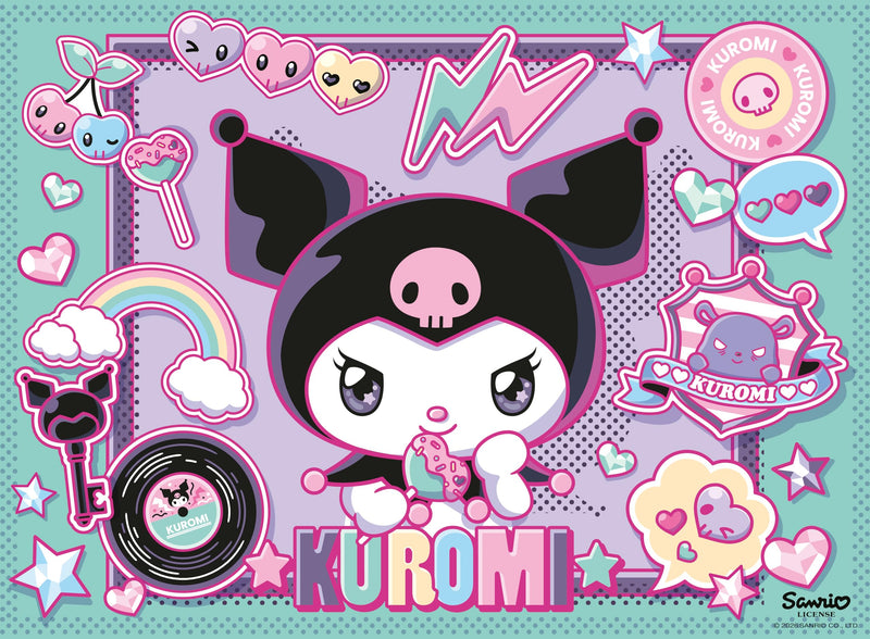 Ravensburger - Kuromi XXL 100 Pezzi | Puzzle 6 Anni In Su | Puzzle 100 Pezzi Per Bambini Da 6 Anni In Su | 49 x 36 | Puzzles Ravensburger | Regalo Bambino