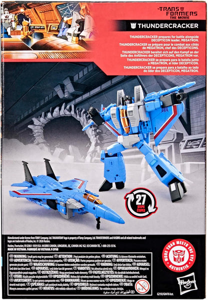 Transformers Studio Series The The Movie Thundercracker Voyager Class 6.5-Inch Converting Action Figure, Robot Toys for Ages 8+