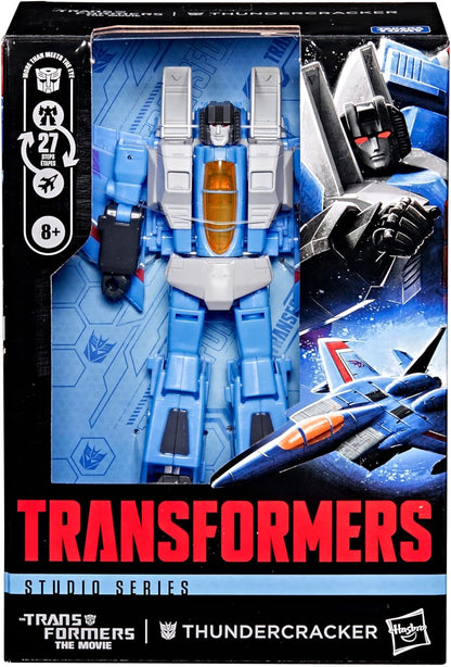 Transformers Studio Series The The Movie Thundercracker Voyager Class 6.5-Inch Converting Action Figure, Robot Toys for Ages 8+
