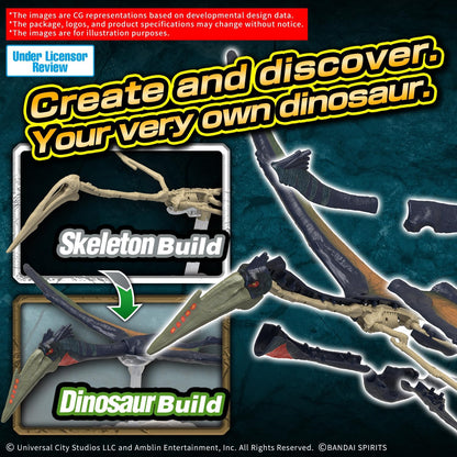 Bandai Hobby | Plannosaurus Jurassic World Quetzalcoatlus Model Kit | Official Bandai Dinosaur Figure | Easy Snap‑Fit Assembly, No Glue or Paint Required