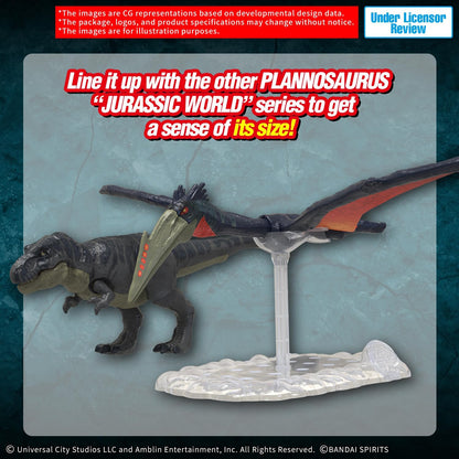 Bandai Hobby | Plannosaurus Jurassic World Quetzalcoatlus Model Kit | Official Bandai Dinosaur Figure | Easy Snap‑Fit Assembly, No Glue or Paint Required