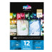 Fijnkorrelige getextureerde aquarel papier pad - 300 g/m², 12 vellen - by Zieler™ - Ideaal voor weken en maskeren. Gemaakt in het VK (A4