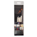 5 Artists Paintbrushes - by Zieler® - Soft nylon, anti-shedding hairs. Made from Kiln-dried hardwood in gloss finish (Mixed Media